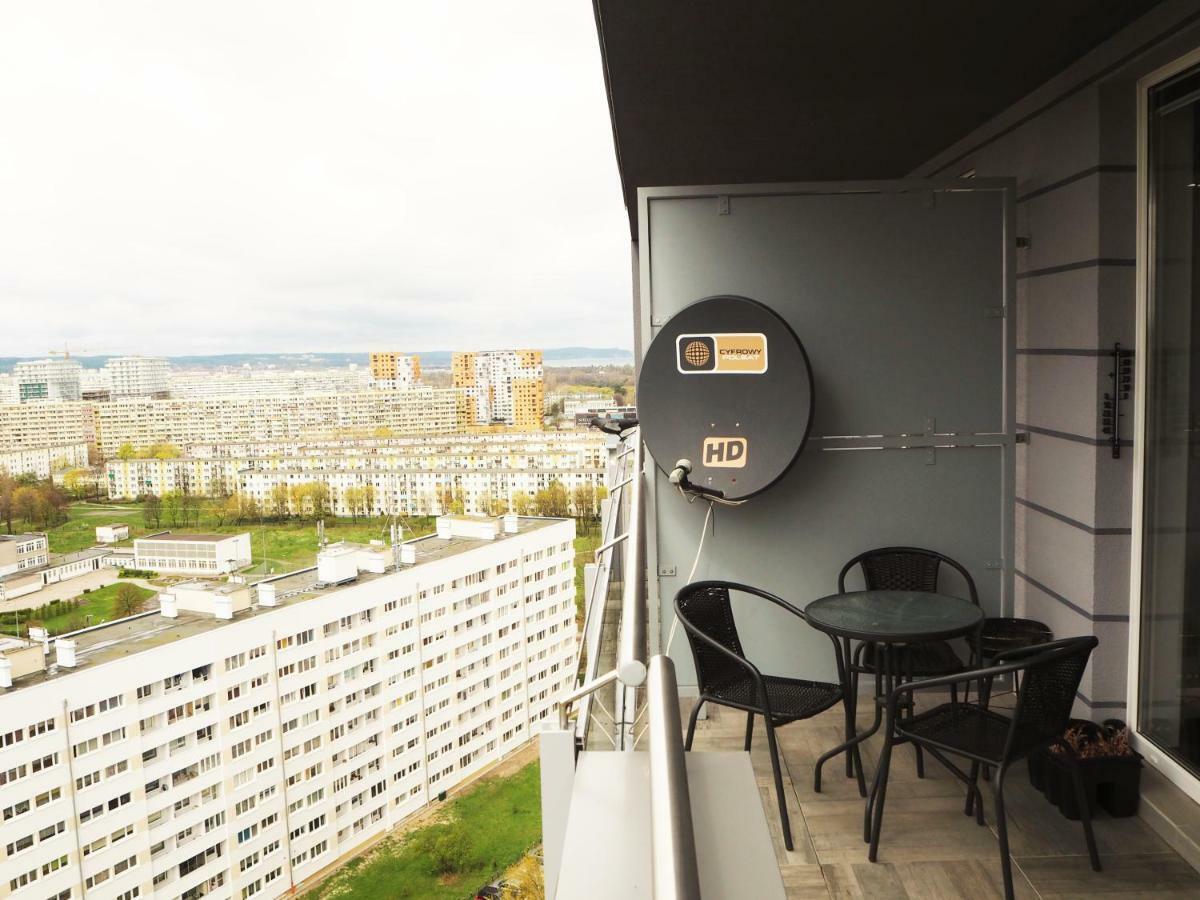 Apartament Widok Apartman Gdańsk Kültér fotó